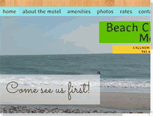 Tablet Screenshot of beachcroftmotel.com